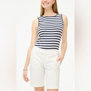 NWT J Crew Women’s 9” Frankie Bermuda Chino Shorts